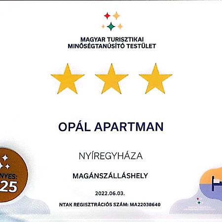 Opal Apartman Daire Nyíregyháza Dış mekan fotoğraf